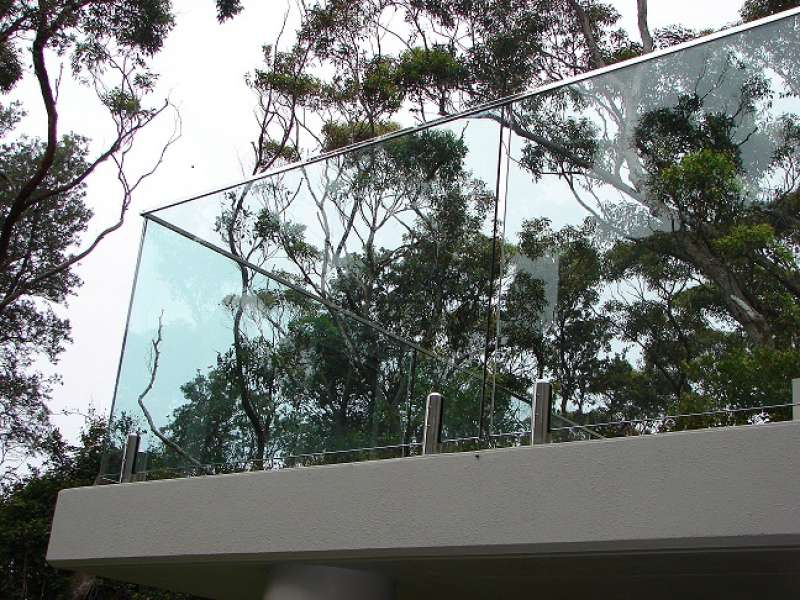 Frameless Glass on Balcony.