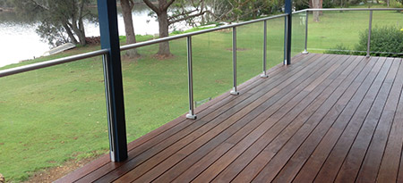 View our range of aluminium & glass balustrades