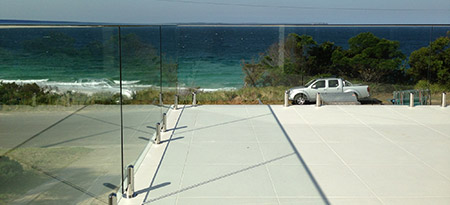 View our range of frameless top mounted glass balustrades