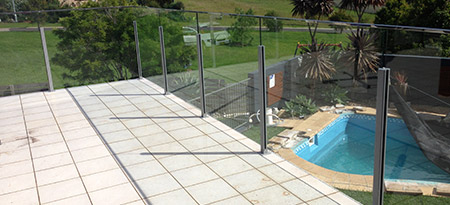 View our range of frameless glass pool fencing